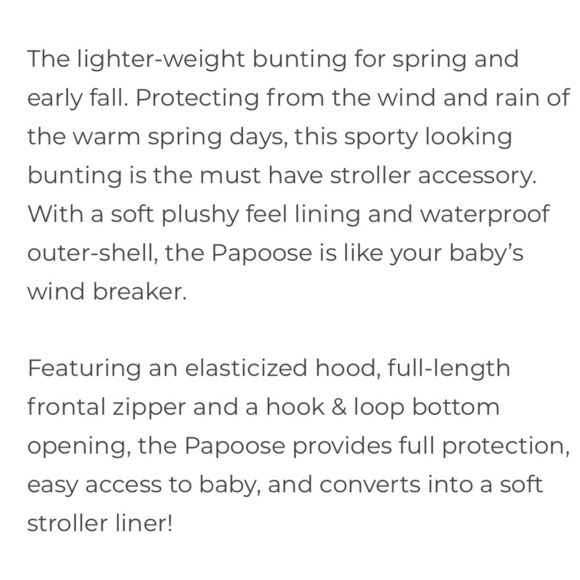 7am enfant papoose red zipper stroller muff - Picture 3 of 11